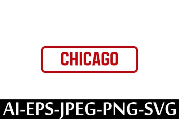 Chicago Rubber Stamp Design Vector: A Freebie for Stylish Handmade Creations