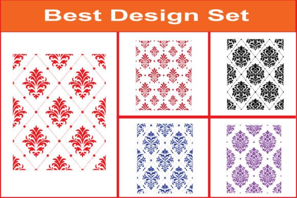 Elegant Damask Seamless Pattern SVG Set Review for Real Projects
