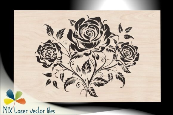 Engraving Template Baroque Roses: A Designer's Perspective