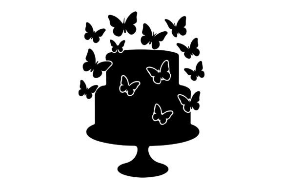 Free Cake Silhouette Clipart Vector: A Versatile Graphic Design Freebie