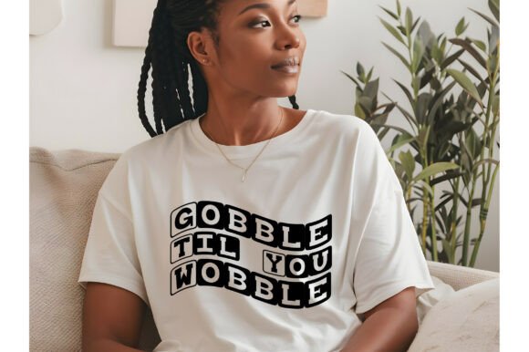 Gobble Til You Wobble SVG: A Playful Graphic Design Asset for Creative Publishing