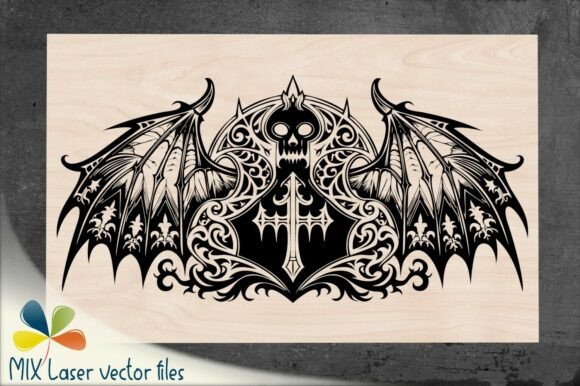 Gothic Skull Cross SVG: A Bold Graphic Freebie for Branding