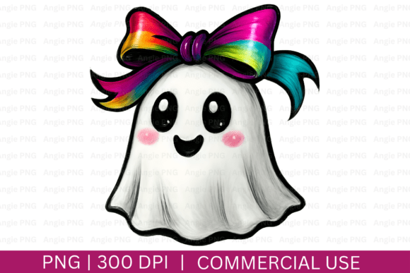 Halloween Ghost, Coquette PNG: A Versatile Graphic for Crafts and Graphics