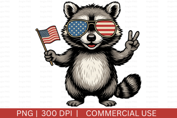 July 4th Raccoon PNG Review