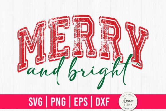 Merry and Bright SVG Review: A Festive Graphic Design Asset for Creative Sellers