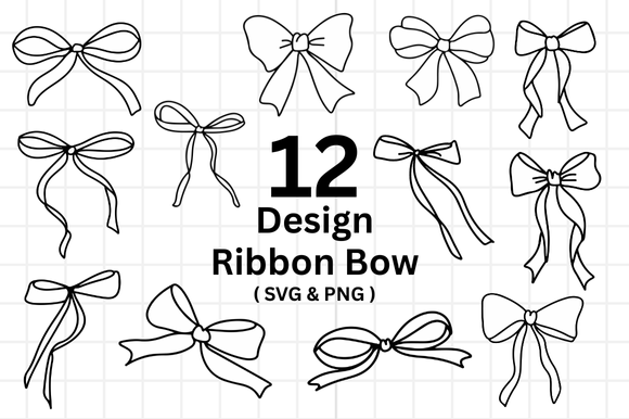 Ribbon Bow SVG Bundle: A Versatile Graphic Design Asset for Branding and Marketing