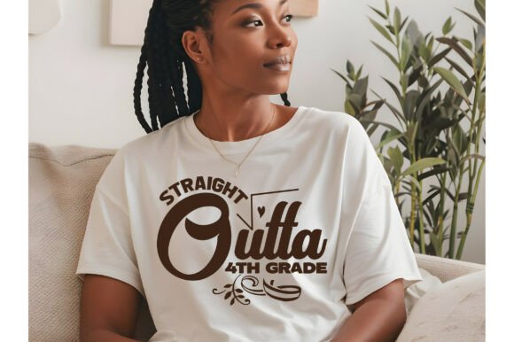 Straight Outta 4th Grade Svg: A Versatile Graphic Design Asset for Crafts
