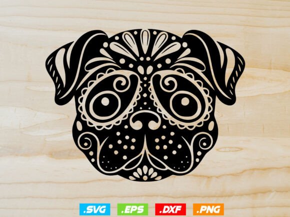 Sugar Skull Pug Dog SVG for Crafts and Graphics: A Practical Review