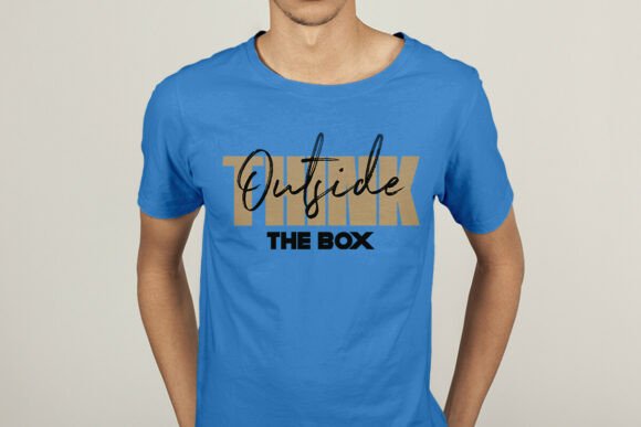 Think Outside the Box SVG: A Versatile Graphic for Crafts and Designers