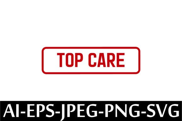 TOP CARE Rubber Stamp Design Vector Review for Embroidery Projects