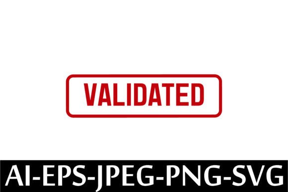 VALIDATED Rubber Stamp Design Vector: A Brand Designer’s Perspective